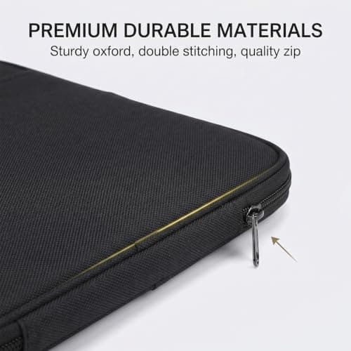 YAXIAO Tablet Bag for Ipad Travel Case for Ipad Carry Case 30×23×3cm Black — view 3