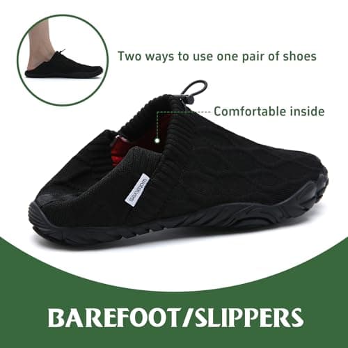 WateLves Barefoot Water Shoes Women Men Minimalist Comfortable Walking Shoes Beach Outdoor Running Sneakers Black, EU 41 — view 3