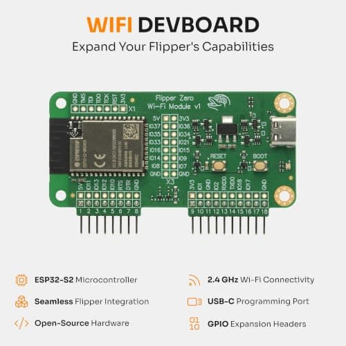 Flipper Zero Complete Kit - Flipper Zero | WiFi Devboard | Silicone Case | 32 GB MicroSD Card | Portable Multifunction Device for Technology Enthusiasts — view 4