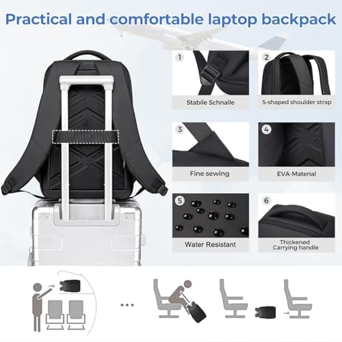 Fenree.geer Laptop Backpack, USB port 17" Laptop Travel Backpack — view 6
