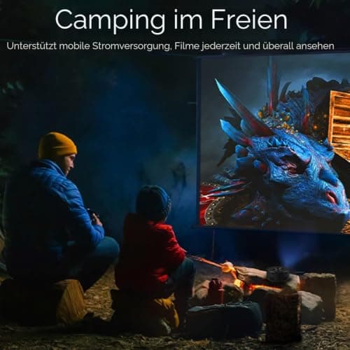 Mini Projector, Hand Pocket TFT LCD Same Screen Kid Projector with Remote for Outdoor Camping, Support 5V2A Charging — view 5