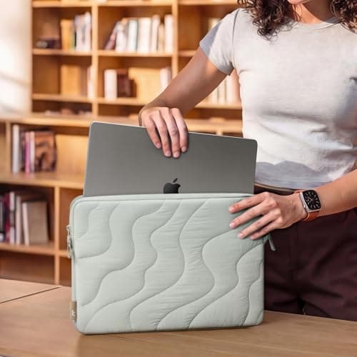tomtoc 360 Protective Puffy Laptop Sleeve for 13-inch MacBook Air M5/A3449 — view 6