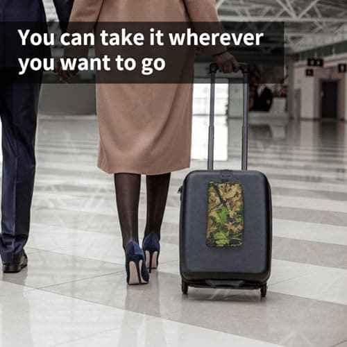HSYOYO Travel Toiletry Bag for Women Men,Portable Hanging Toiletry Bag,Waterproof Dopp Kit Cosmetic Organizer,Large Capacity Shaving Bag Makeup Bag, Camouflage Leaf, One Size — view 5