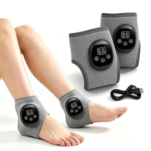 KASURE 3-in-1 Cordless Foot Massager with Heat, 2 Packs