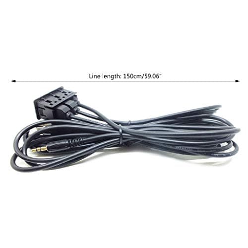 SUCHUANGUANG 1.5M Car Dash Flush Mount AUX USB Port Panel Dual USB Extension Cable Adapter Extension Cable Black Plastic — view 2