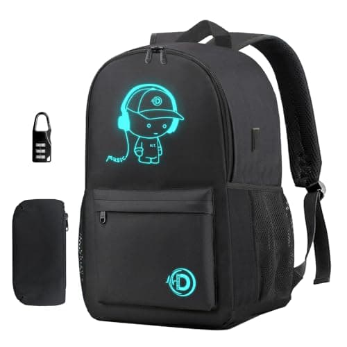 Dracarys Luminous Laptop Backpack, Work Bag, Classic Backpack, Black
