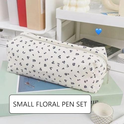 YPBEW Bows Pencil Case Large Capacity Makeup Bag, Lavender — view 5