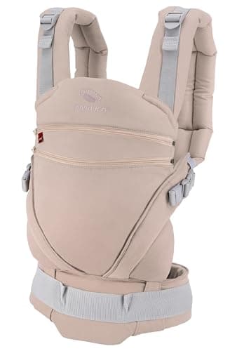 Manduca XT Happy Blush Organic Cotton Ergonomic Baby Carrier, Multi-Position Fanny Pack Backpack (Front, Hip, Back), Adjustable for Newborns and Toddlers (3.5-20 kg), Without Inserts, XT Cotton — view 2