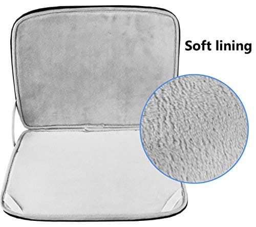 Hsmienk Laptop Sleeve, 15.6 Inch, Durable Shockproof Protective Cover, Compatible with HP, ASUS, Lenovo, Acer, Notebook, Computer, Black — view 5