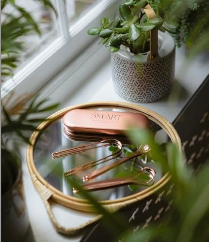 Premium Copper Tongue Scraper Kit - 100% Pure Copper for Fresh Breath & Oral Hygiene - Includes Travel Case, 3 Different Designs Included Tongue Cleaner, Oral Hygiene, Antibacterial, eco Friendly — view 6