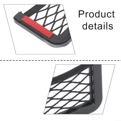 Car Side Door Storage Net Pocket, Elastic Mesh Organizer — view 6