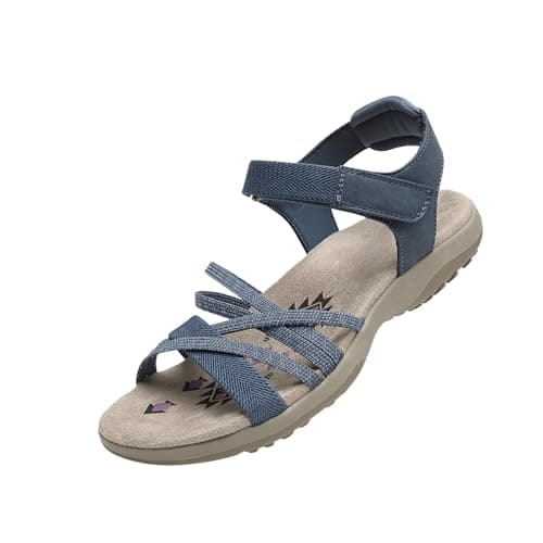 NovaNest Women’s Soft Cushion Sandals – Lightweight Comfort Walking Shoes with Adjustable Strap, Flexible Sole, Summer Casual Open Toe Sandals for Travel & Everyday Wear — view 3