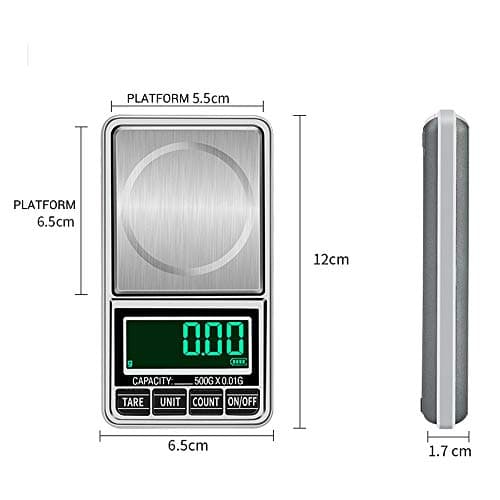 Portable Digital Scale Gold Jewelry Scale Mini Pocket Digital Scale Professional Accurate Electronic Scale Precision Balance 100g/0.01g DH-938C — view 3