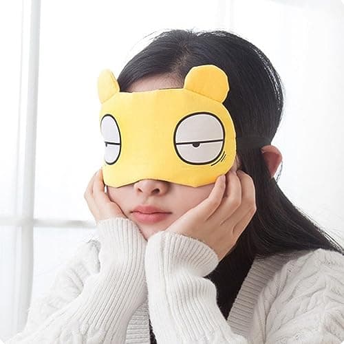 5 Pcs Kids Sleep Mask, Kids Eye Masks for Sleeping, Blackout Eye Masks for Sleeping with Adjustable Strap, Eye Cover Blindfold for Night Travel Nap Train Flight (5 Colors) — view 5