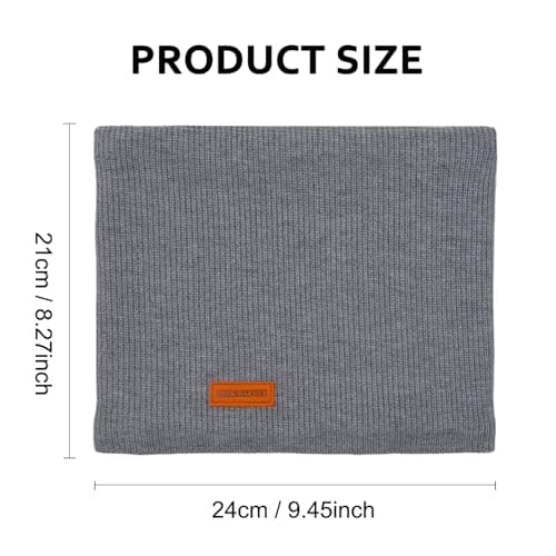 I Kua Fly Winter Snoods for Men Women Unisex Thermal Neck Warmer Scarf — view 4