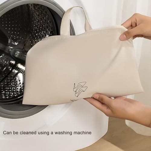 2 Pack Travel & Home Shoe Storage Bags - Sealed, Waterproof, Breathable, Odor-Free for Shoe Organizing, Pink, Travel — view 3