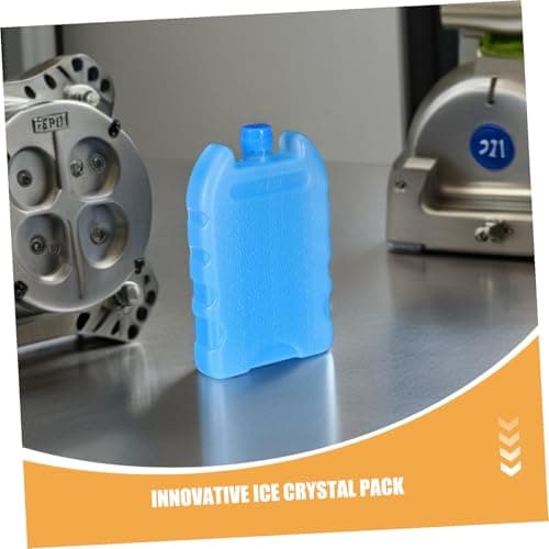 FELTECHELECTR 7pcs Reusable Sports Cooler Ice Packs with Hard Shell Pe Material Portable and Long-term Cooling Power for Camping Cooler for Picnic and Road Trip Use — view 3