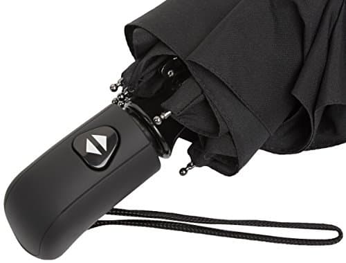 Amazon Basics Octagonal Automatic Travel Umbrella, Black, 28 x 98 cm — view 5