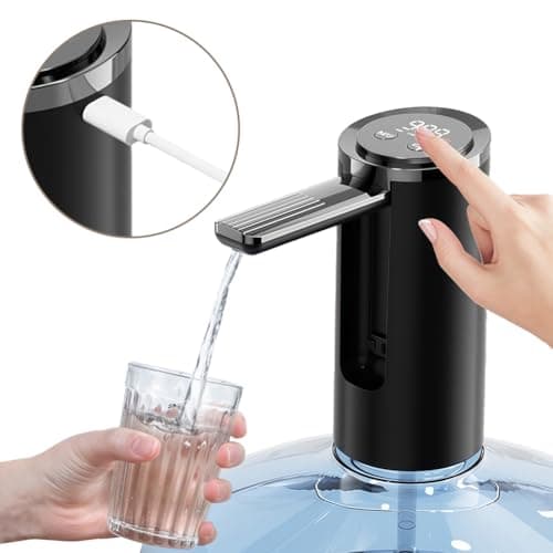 TatTech Electric Water Bottle Pump, for 2-5 Gallon Jug USB C Charging — view 5