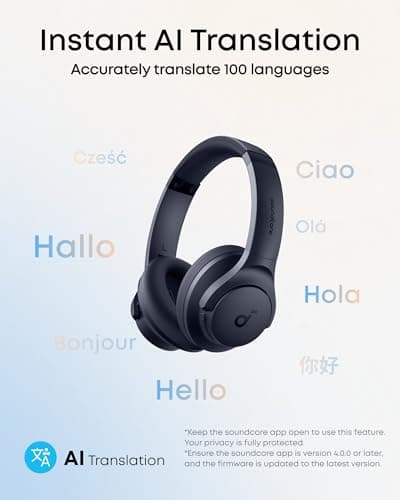 soundcore Anker Q20i, Hybrid Active Noise Cancelling Foldable Headphones — view 5