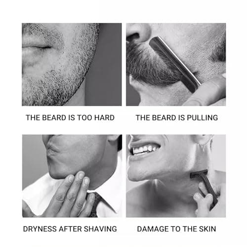 Shaving Soap for Men with Brush, Smoothest Wet Men's Shaving Cream & Foam Kit Gift for Dad, Husband, Boyfriend, Travel Size Wet Shave Cream with Smooth Lather for Close Shave — view 3