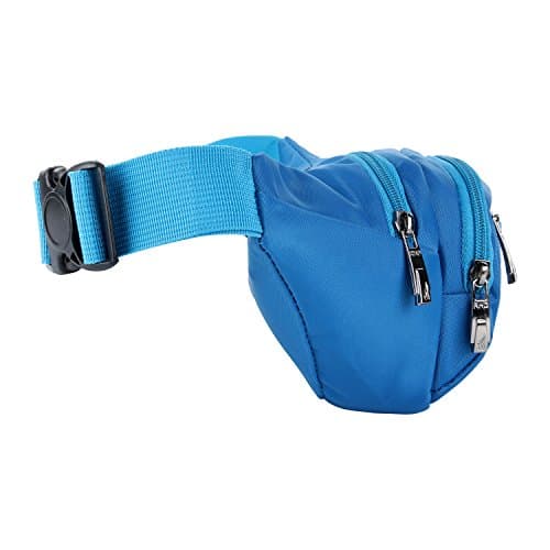 Bumbags and Fanny Packs for Running Hiking Waist Bag Outdoor Sport Hiking Waistpack for Men Women (Blue) — view 6