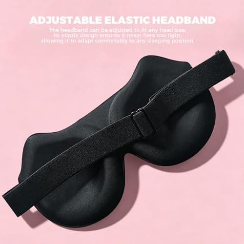Kids Eye Masks for Sleeping, 3D Sleep Masks with Adjustable Strap — view 4