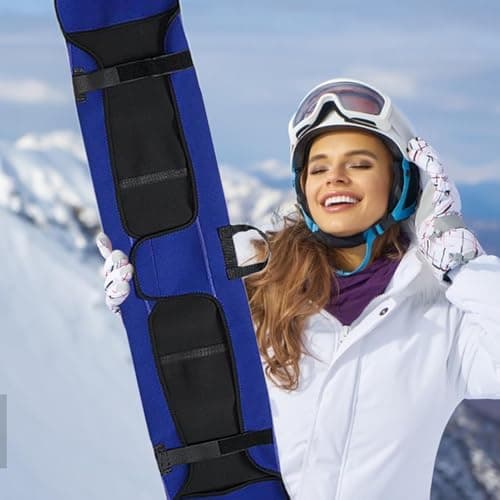 Surfboard Travel Bag - Neoprene Ski Bag, Snowboard Storage Bag | Diving Cloth Waterproof Elastic Surfboard Bag, Soft Portable Board Storage Bags, Protective Surfing Supplies for Board, Boots, Clothes — view 3