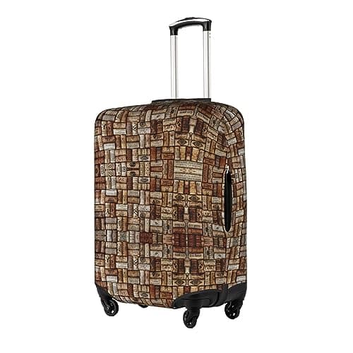 FSCEV Wine Cork Trolley Suitcase Protective Cover Business Travel Luggage Protector Fashion 18-32 Inches — view 2