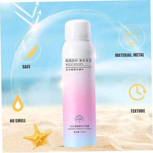 Spf 15 Sunscreen Spray, 150ml Pink Metal Body Mist — view 4
