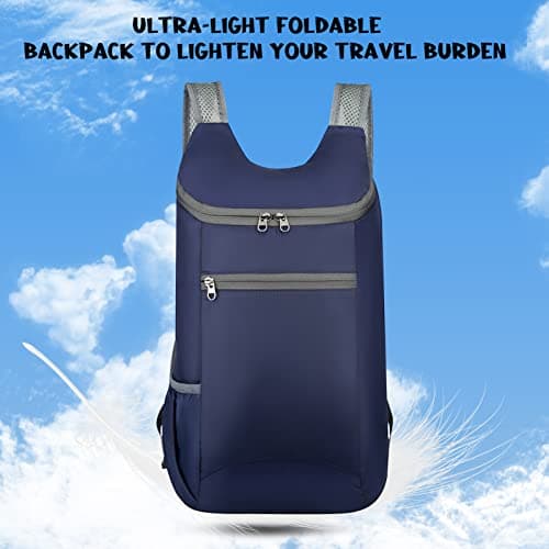 FANTESI 2 Packs Ultra Lightweight Backpack Waterproof Foldable Backpack — view 4