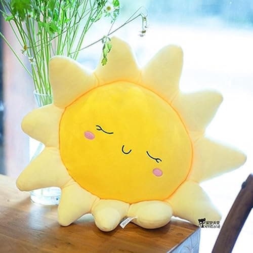 OUKEYI Soft Sun Plush Pillow, Sun Shape Chair Cushion, Car Pillow (58cm/22.8 in) — view 6