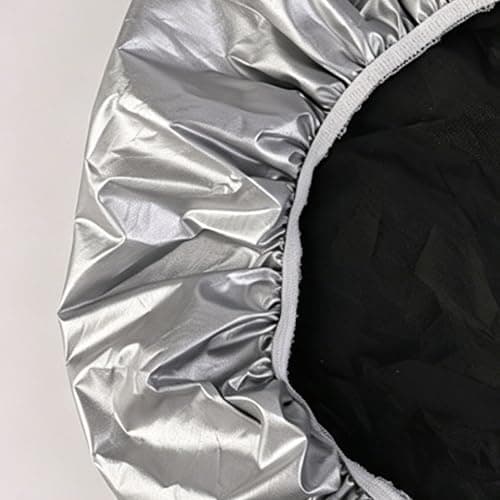 car wheel solar shield - Foil Material, UV Ray Blocking Protector, Oversized Anti-Scalding Steeringwheel Cover | Vehicle Dashboard Safety Accessory for Hot Summer Outdoor Travel Trips — view 6