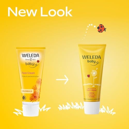 Weleda Baby Face Cream, Calendula Moisturiser, Moisturising Cream for Baby, Delicate Skin, Dermatologically Tested, Gentle Protection, Developed by Professionals, Lanolin, 50ml — view 3