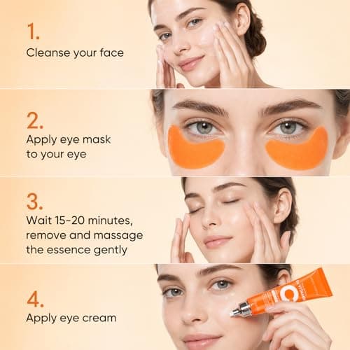Under Eye Patches Set with Vitamin C, Collagen and Niacinamide — view 6