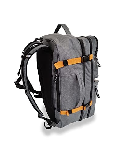 OLPRO 44L Carry-on Cabin Bag – Water Resistant Travel Backpack with Laptop Sleeve, Adjustable Straps, Compression Straps & Suitcase Handle Slot – Cabin Size Hand Luggage — view 6
