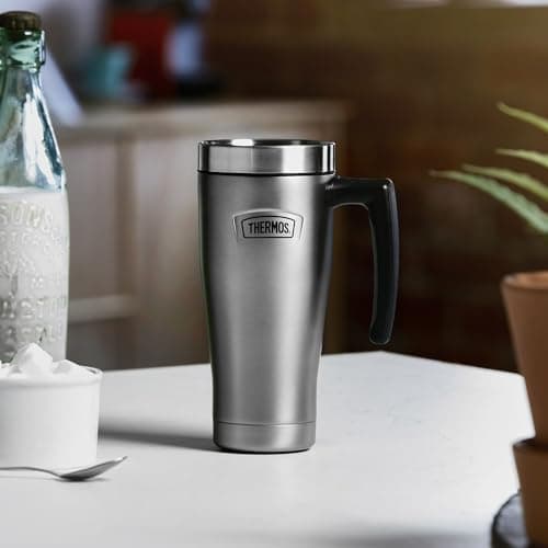 Thermos Icon Stainless Steel Travel Coffee Mug (470ml) 7h Hot | 22h Cold — view 5