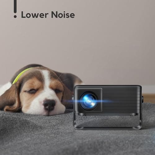 AKIYO O1 Mini Projector, Ultra-Portable 360° Rotating Auto Keystone 15000LM — view 4