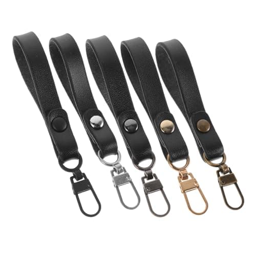 5pcs Coffee Zipper Puller Tabs Replacement Repair Kit for Backpacks