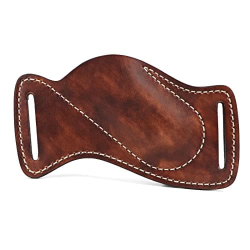 TOURBON Handmade Leather Multitool Holder EDC Pocket Knife Organizer Flashlight Tool Holster for Belt — view 2