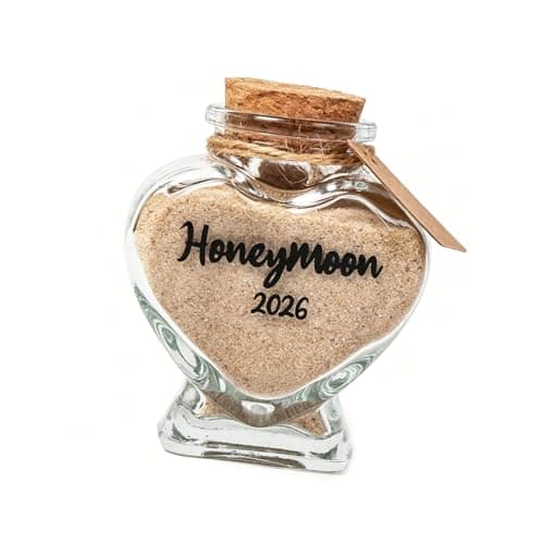 2026 Honeymoon Sand Keepsakes Jar with Heart Shape — view 4
