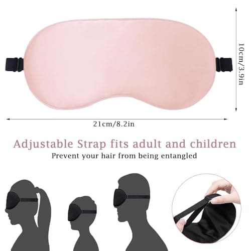 Luoqun88 100% Blackout Sleep Mask—Zero Eye Pressure Eye Mask — view 2