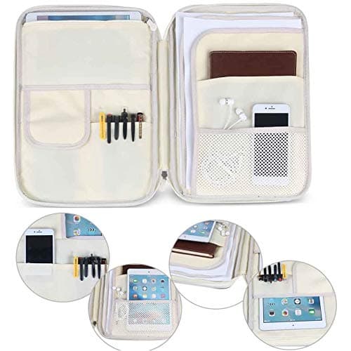 JAKAGO A4 Document Case, Multi-Pocket Portfolio Folder, Travel Portfolios — view 5