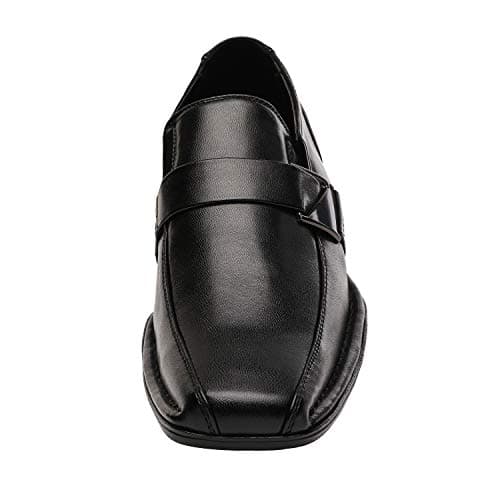 Bruno Marc Men's Slip-on Loafers Shoes,Size 9.5,Black,Giorgio-3 — view 4