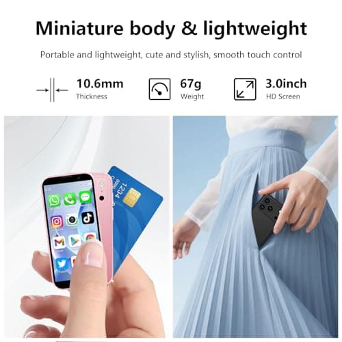 Mini Phone For Kids,Mini Android Smartphone with Google Play,WIFI — view 3