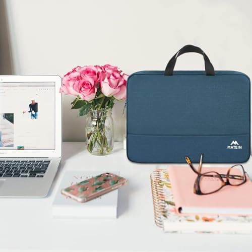 MATEIN Laptop Bag 15.6 Inch, TSA Laptop Case 15.6 Inch for Men, Deep Teal — view 3
