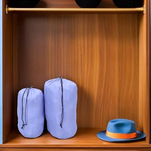 2pcs Waterproof Nylon Drawstring Travel Pouch for Laundry and Gym — view 5