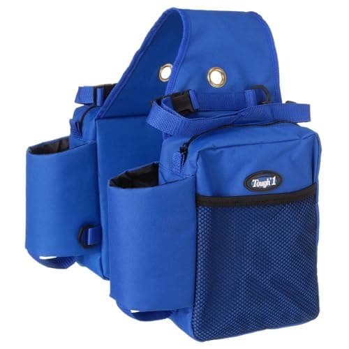 Tough 1 Nylon Water Bottle/Gear Carrier Saddle Bag, Royal Blue