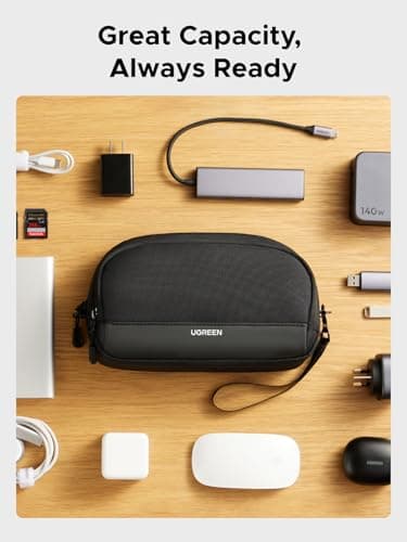 UGREEN Travel Tech Pouch, Cable Organiser Bag, Travel Essentials Organiser — view 2