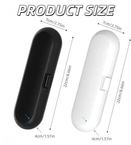 Heyumybit 2 Pack Electric Toothbrush Travel Case,Portable Travel Holder — view 4